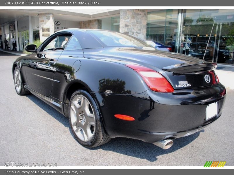 Obsidian Black / Black 2007 Lexus SC 430 Convertible