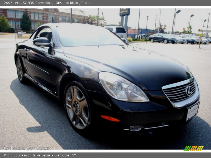 Obsidian Black / Black 2007 Lexus SC 430 Convertible