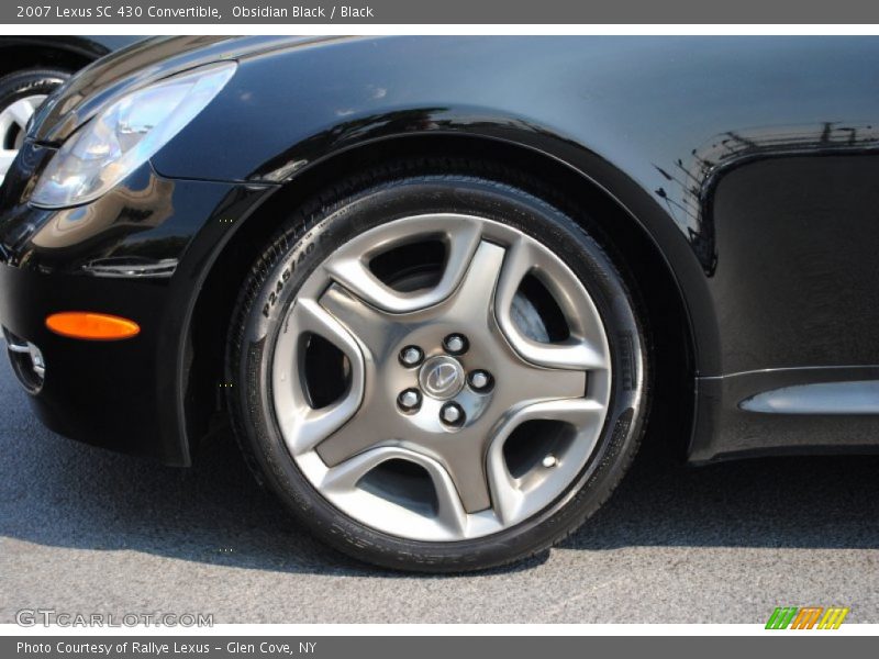Obsidian Black / Black 2007 Lexus SC 430 Convertible