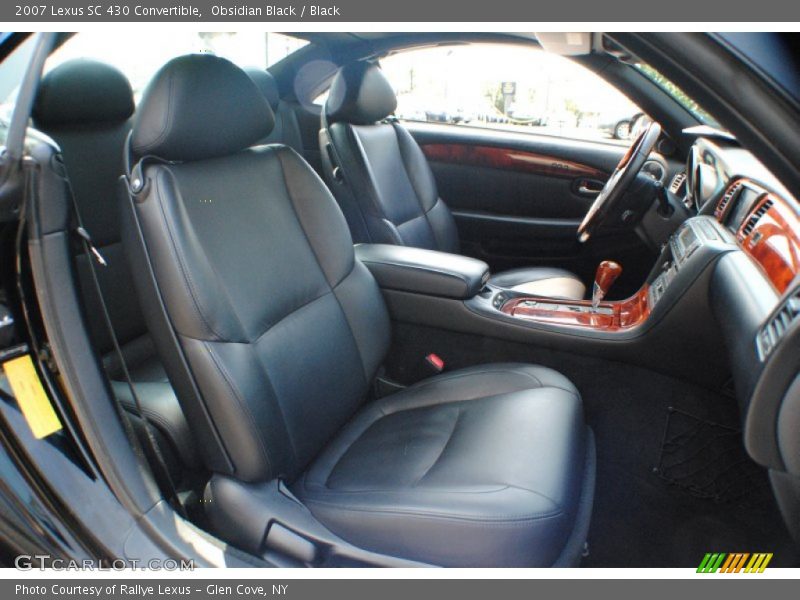 Obsidian Black / Black 2007 Lexus SC 430 Convertible