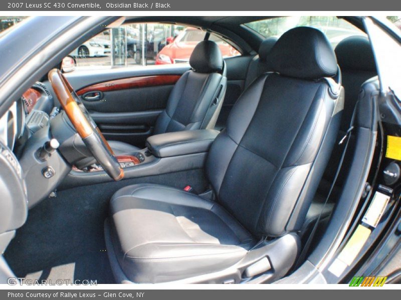 Obsidian Black / Black 2007 Lexus SC 430 Convertible