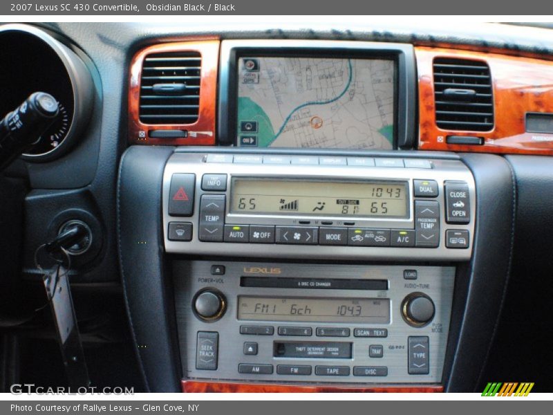 Obsidian Black / Black 2007 Lexus SC 430 Convertible