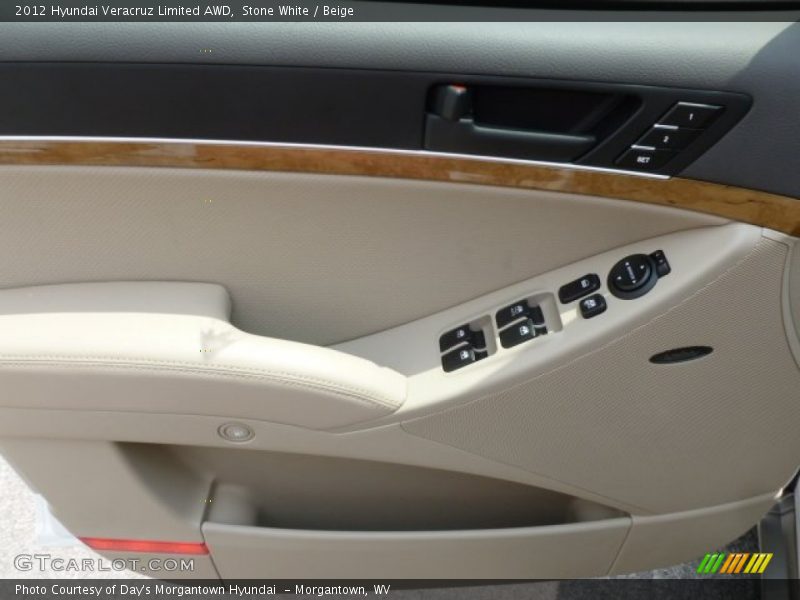Stone White / Beige 2012 Hyundai Veracruz Limited AWD