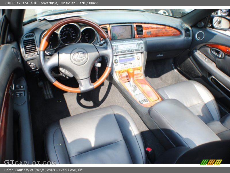 Obsidian Black / Black 2007 Lexus SC 430 Convertible