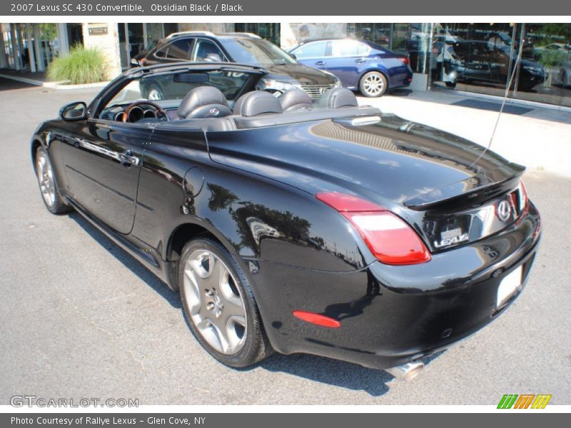 Obsidian Black / Black 2007 Lexus SC 430 Convertible
