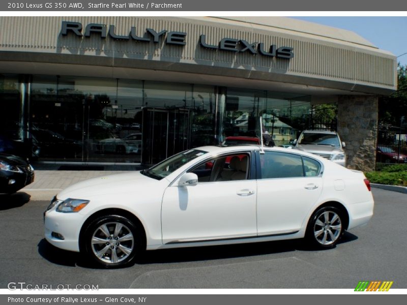 Starfire Pearl White / Parchment 2010 Lexus GS 350 AWD