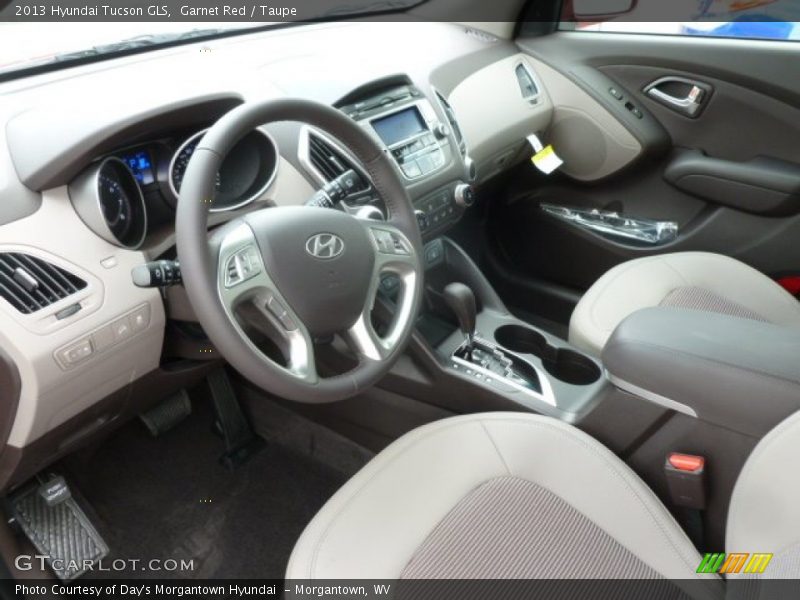 Taupe Interior - 2013 Tucson GLS 