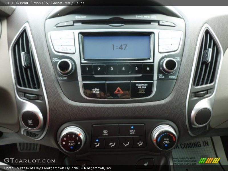 Controls of 2013 Tucson GLS