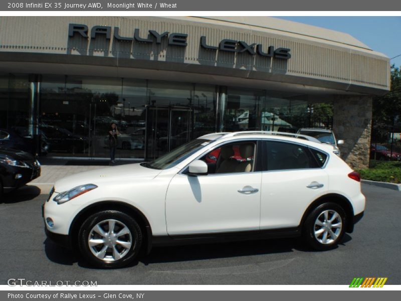 Moonlight White / Wheat 2008 Infiniti EX 35 Journey AWD