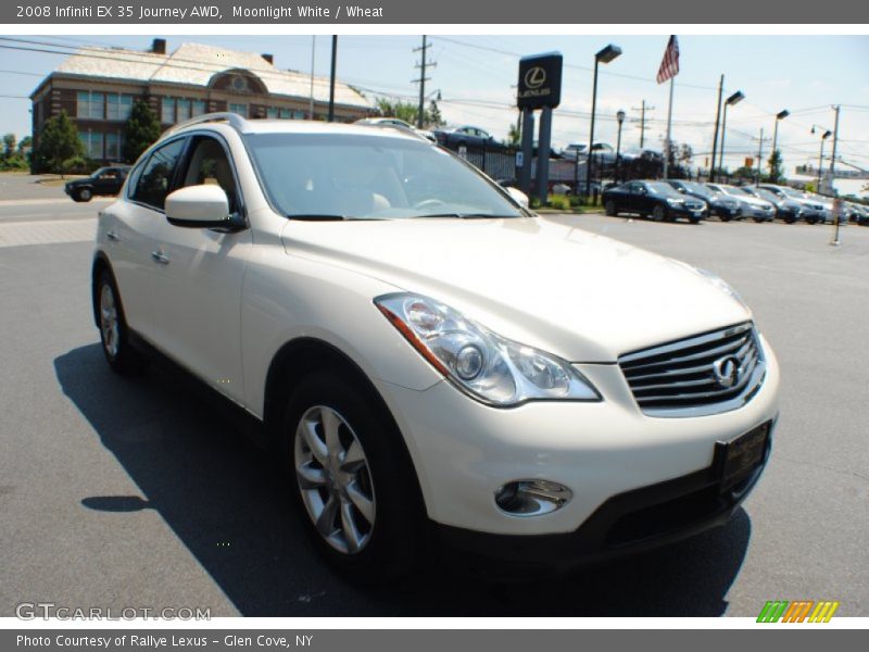 Moonlight White / Wheat 2008 Infiniti EX 35 Journey AWD