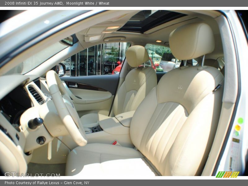 Moonlight White / Wheat 2008 Infiniti EX 35 Journey AWD