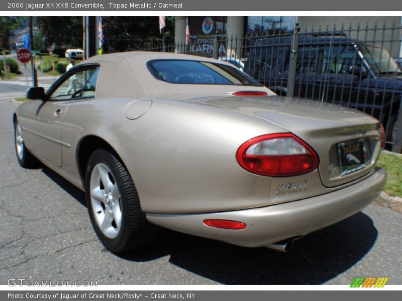 Topaz Metallic / Oatmeal 2000 Jaguar XK XK8 Convertible