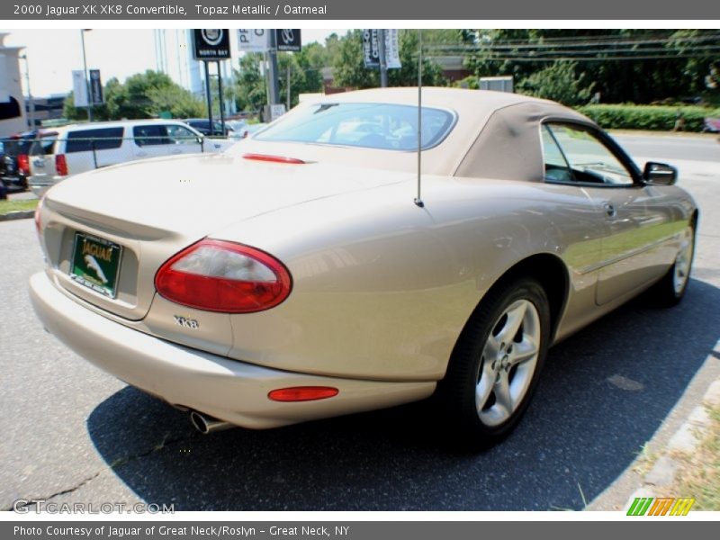 Topaz Metallic / Oatmeal 2000 Jaguar XK XK8 Convertible