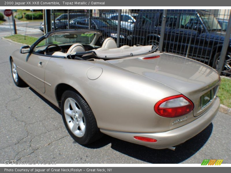 Topaz Metallic / Oatmeal 2000 Jaguar XK XK8 Convertible