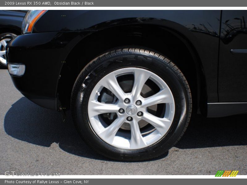 Obsidian Black / Black 2009 Lexus RX 350 AWD