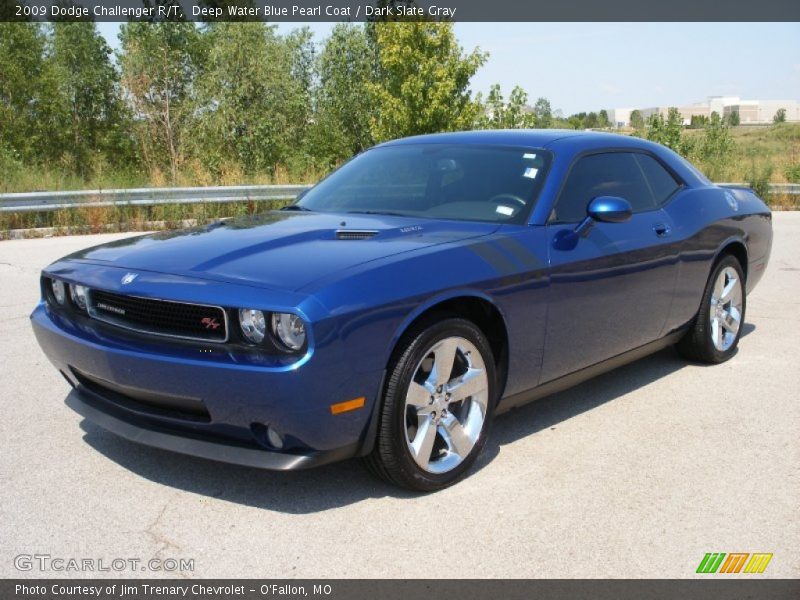 Deep Water Blue Pearl Coat / Dark Slate Gray 2009 Dodge Challenger R/T