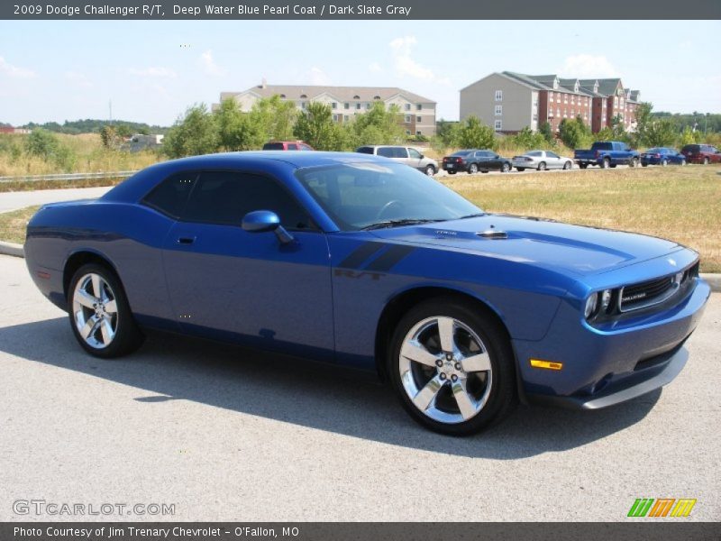 Deep Water Blue Pearl Coat / Dark Slate Gray 2009 Dodge Challenger R/T