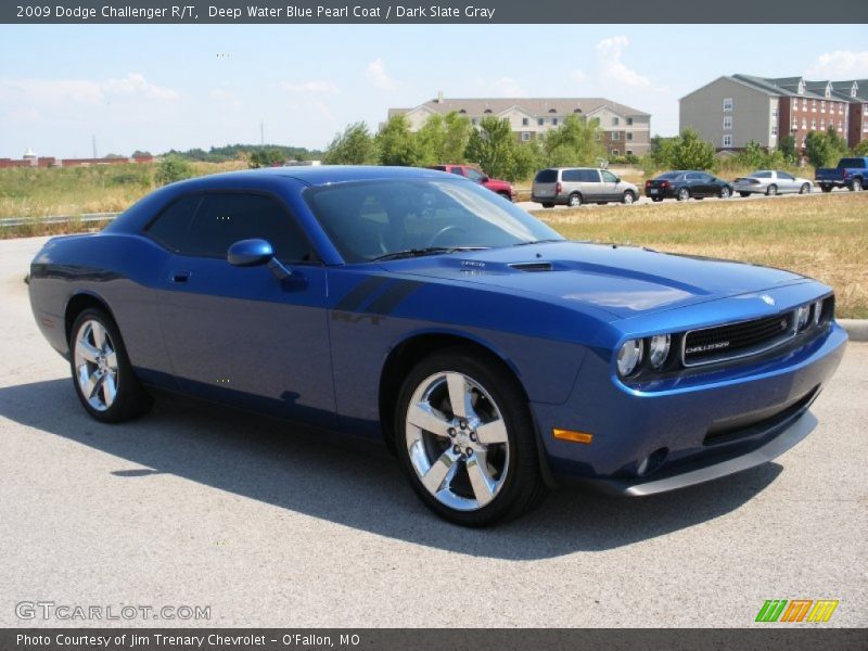 Deep Water Blue Pearl Coat / Dark Slate Gray 2009 Dodge Challenger R/T