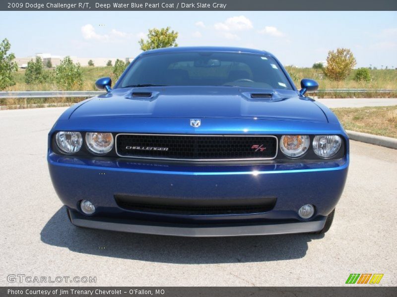 Deep Water Blue Pearl Coat / Dark Slate Gray 2009 Dodge Challenger R/T
