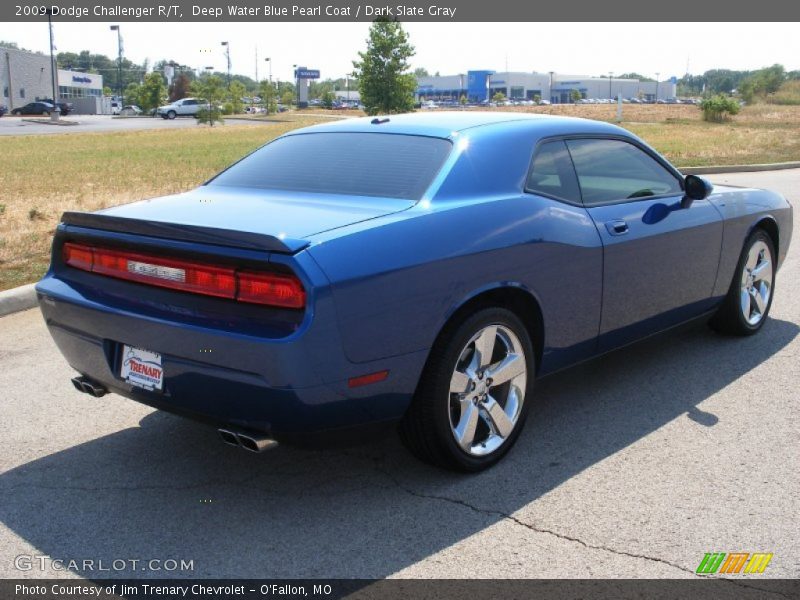 Deep Water Blue Pearl Coat / Dark Slate Gray 2009 Dodge Challenger R/T