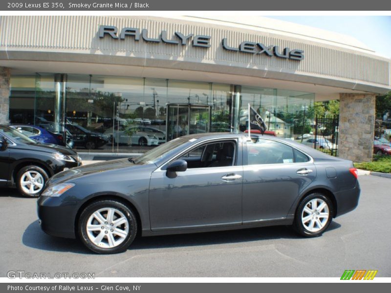 Smokey Granite Mica / Black 2009 Lexus ES 350