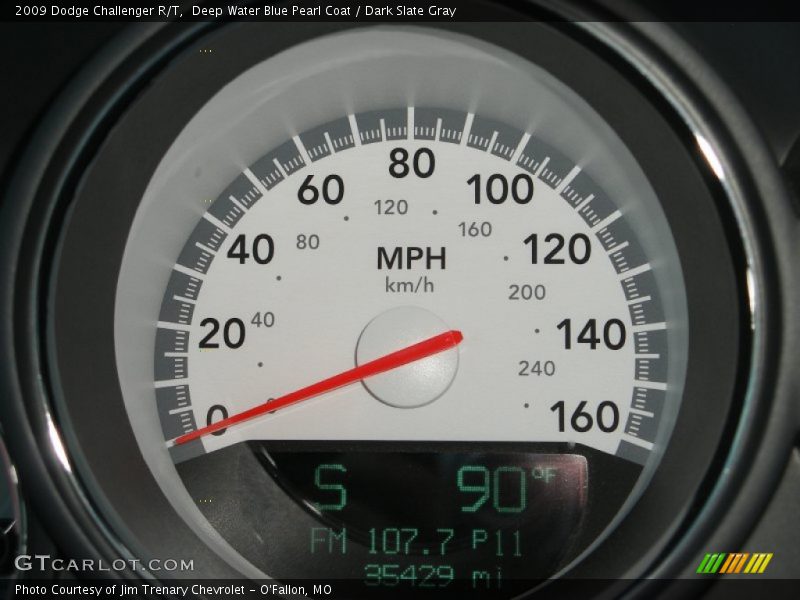 Deep Water Blue Pearl Coat / Dark Slate Gray 2009 Dodge Challenger R/T