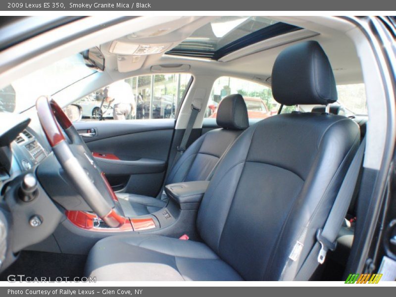Smokey Granite Mica / Black 2009 Lexus ES 350