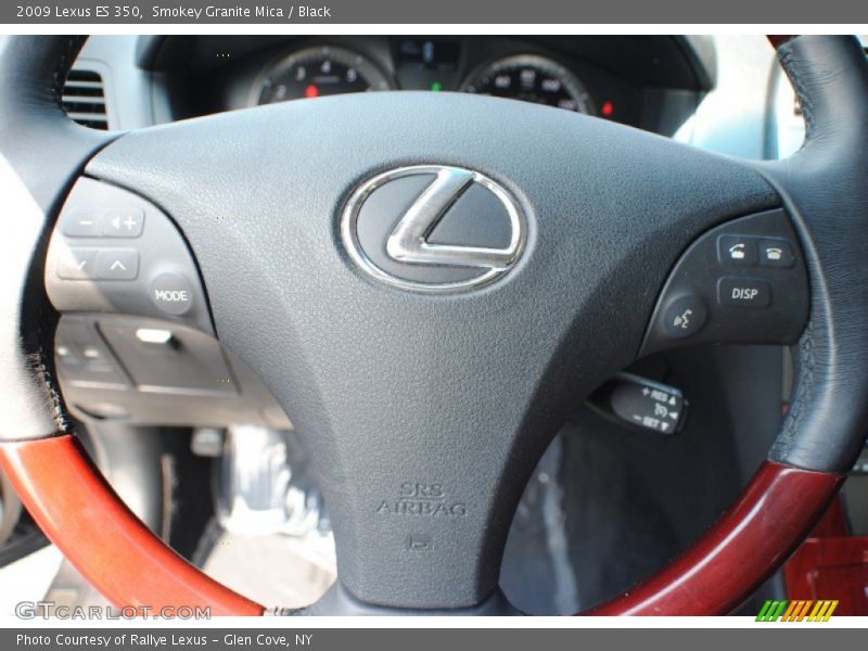 Smokey Granite Mica / Black 2009 Lexus ES 350