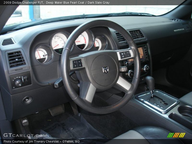 Deep Water Blue Pearl Coat / Dark Slate Gray 2009 Dodge Challenger R/T