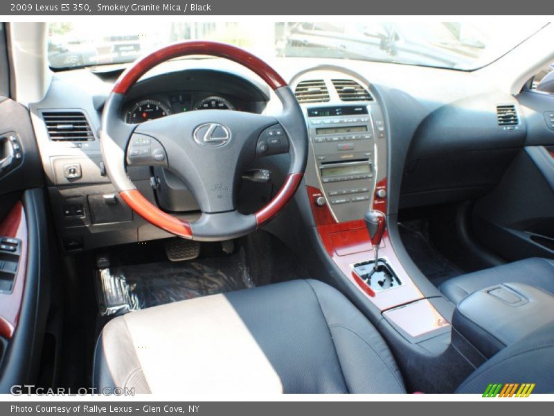 Smokey Granite Mica / Black 2009 Lexus ES 350