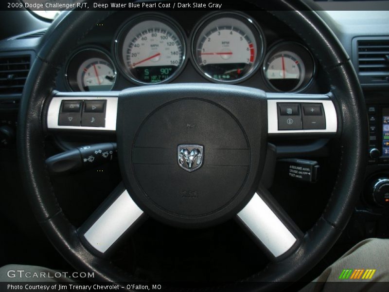 Deep Water Blue Pearl Coat / Dark Slate Gray 2009 Dodge Challenger R/T