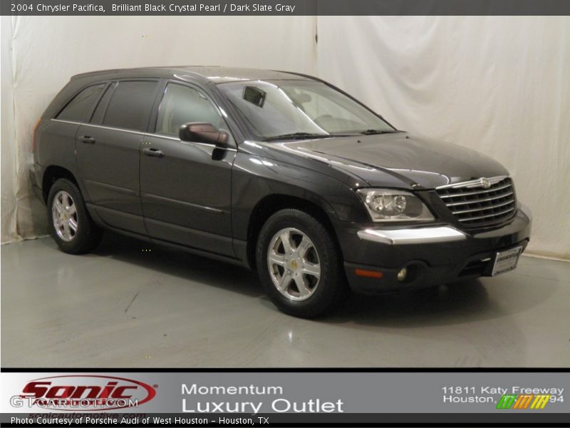 Brilliant Black Crystal Pearl / Dark Slate Gray 2004 Chrysler Pacifica