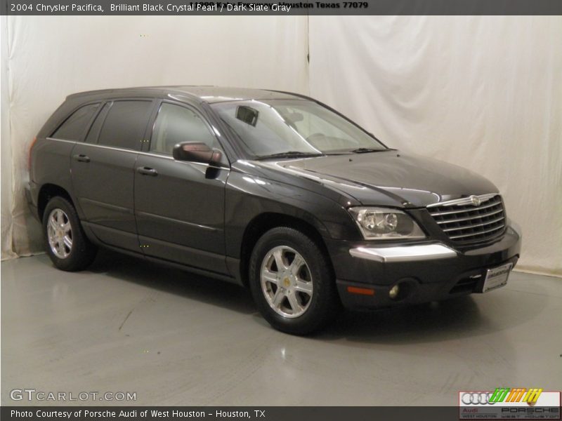 Brilliant Black Crystal Pearl / Dark Slate Gray 2004 Chrysler Pacifica