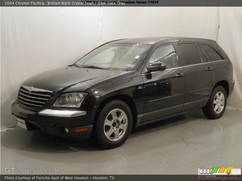 Brilliant Black Crystal Pearl / Dark Slate Gray 2004 Chrysler Pacifica