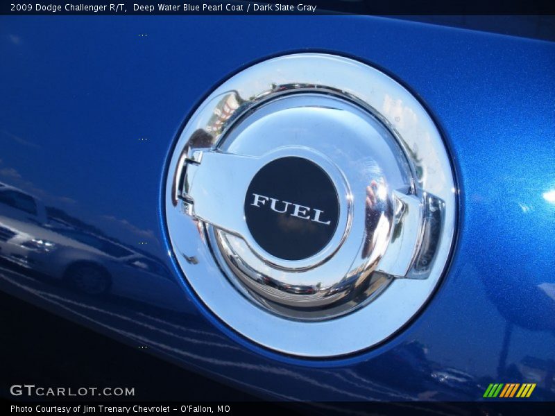 Deep Water Blue Pearl Coat / Dark Slate Gray 2009 Dodge Challenger R/T