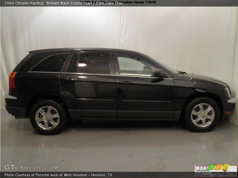 Brilliant Black Crystal Pearl / Dark Slate Gray 2004 Chrysler Pacifica