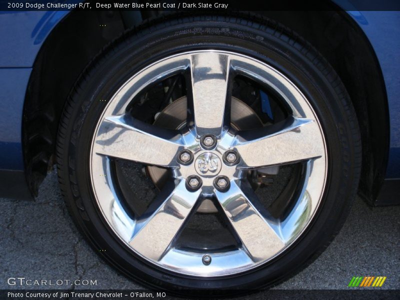 Deep Water Blue Pearl Coat / Dark Slate Gray 2009 Dodge Challenger R/T