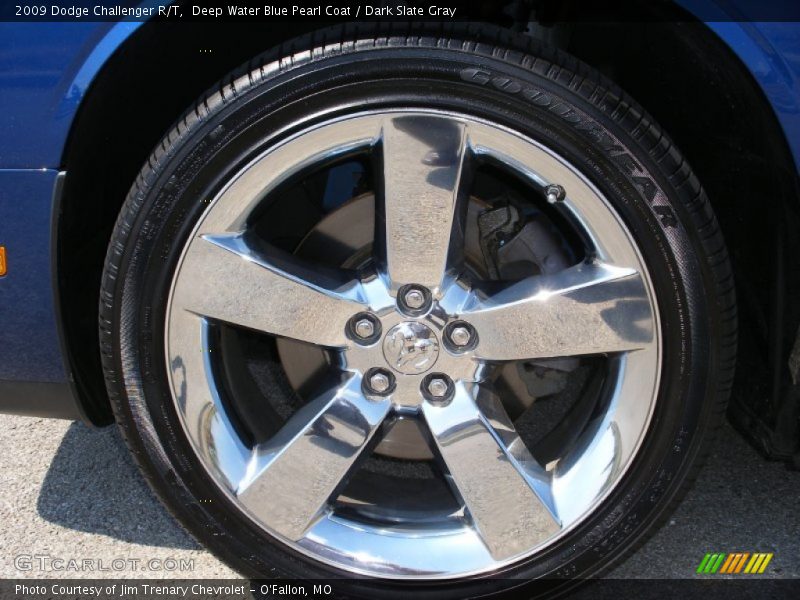 Deep Water Blue Pearl Coat / Dark Slate Gray 2009 Dodge Challenger R/T