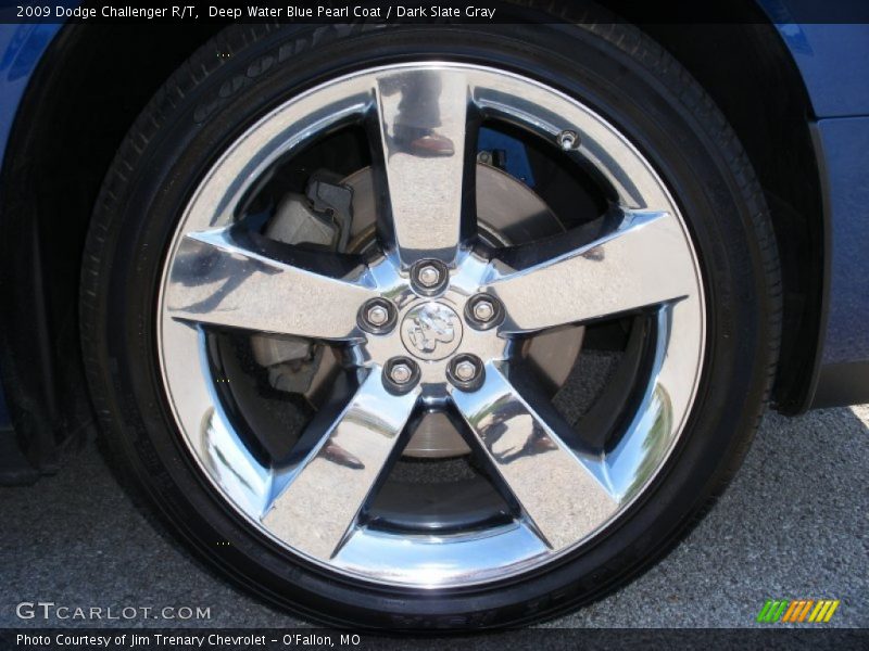 Deep Water Blue Pearl Coat / Dark Slate Gray 2009 Dodge Challenger R/T