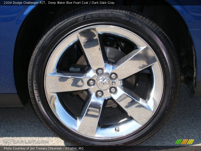 Deep Water Blue Pearl Coat / Dark Slate Gray 2009 Dodge Challenger R/T