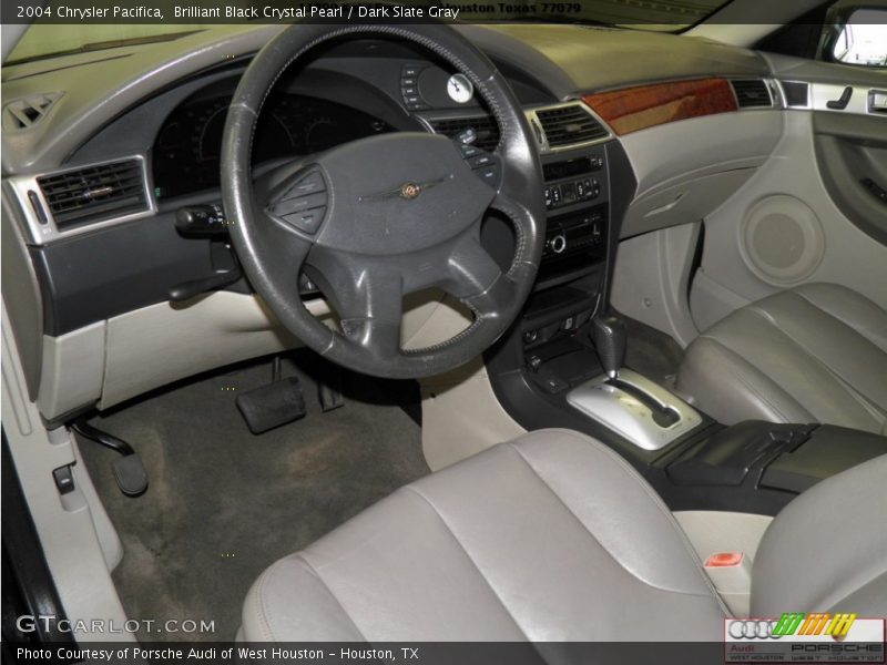 Brilliant Black Crystal Pearl / Dark Slate Gray 2004 Chrysler Pacifica
