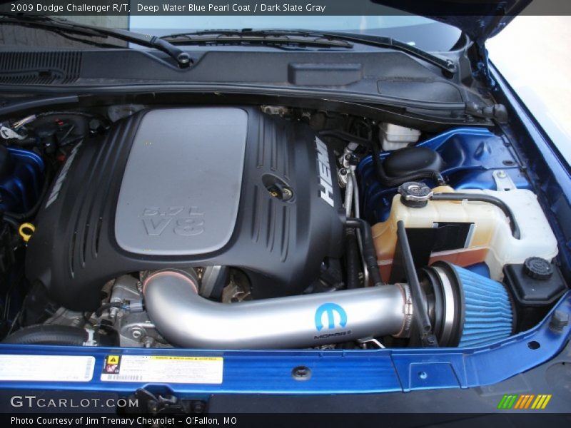 Deep Water Blue Pearl Coat / Dark Slate Gray 2009 Dodge Challenger R/T