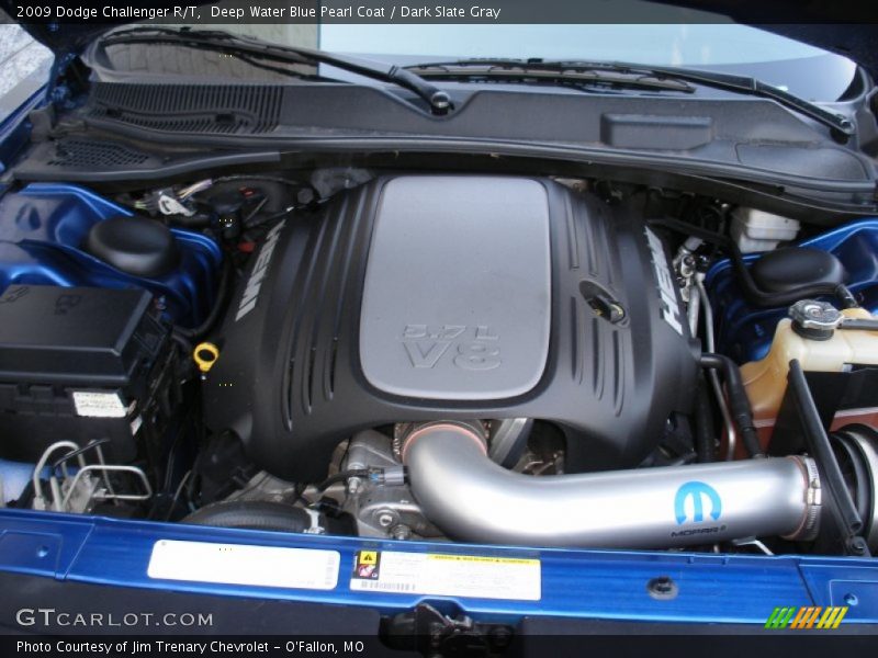 Deep Water Blue Pearl Coat / Dark Slate Gray 2009 Dodge Challenger R/T