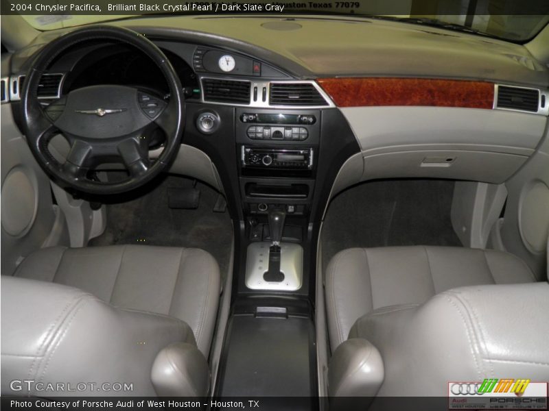 Brilliant Black Crystal Pearl / Dark Slate Gray 2004 Chrysler Pacifica