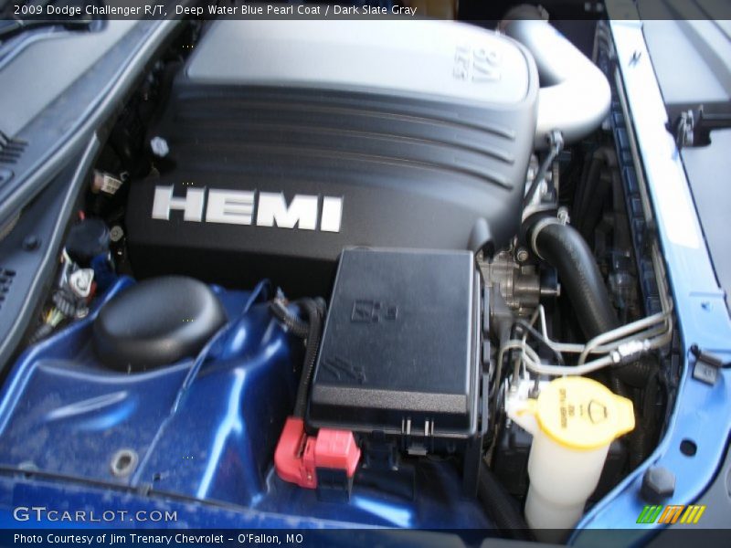 Deep Water Blue Pearl Coat / Dark Slate Gray 2009 Dodge Challenger R/T
