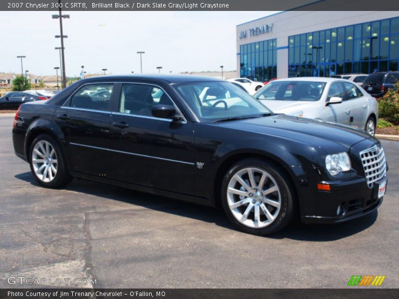 Brilliant Black / Dark Slate Gray/Light Graystone 2007 Chrysler 300 C SRT8