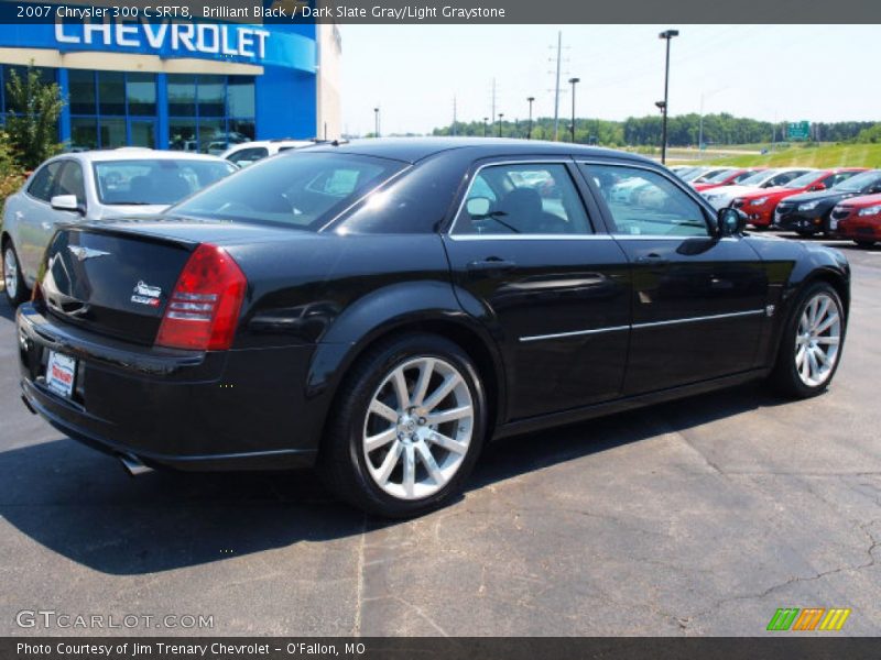 Brilliant Black / Dark Slate Gray/Light Graystone 2007 Chrysler 300 C SRT8