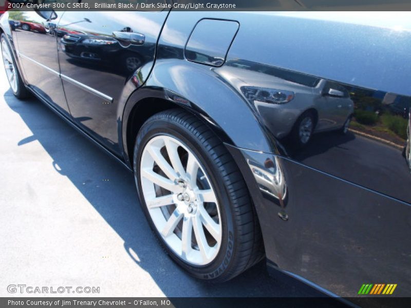 Brilliant Black / Dark Slate Gray/Light Graystone 2007 Chrysler 300 C SRT8