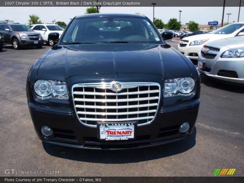 Brilliant Black / Dark Slate Gray/Light Graystone 2007 Chrysler 300 C SRT8
