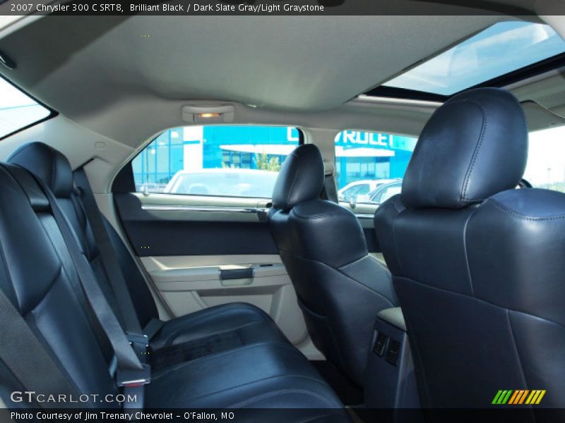 Brilliant Black / Dark Slate Gray/Light Graystone 2007 Chrysler 300 C SRT8